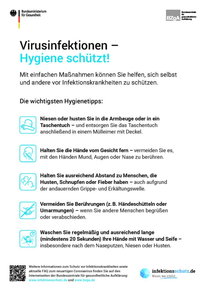 Hygienetipps Corona-Virus