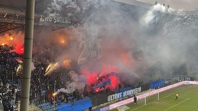 Pyro-Show mit Folgen: Waldhof wehrt sich gegen 120.000-Euro-Strafe